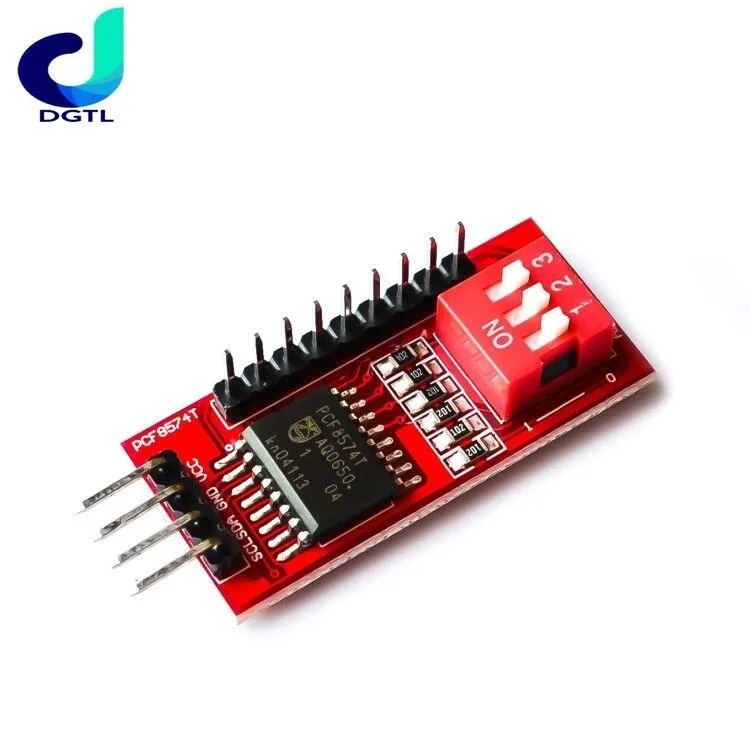 Interface Suporte Cascading Módulo Estendido, PCF8574T I O para I2C Porto, Arduino