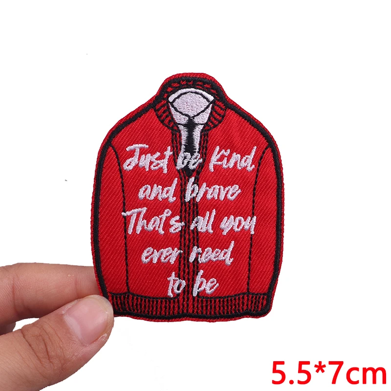 الكرتون/الشخصية إلكتروني التصحيح بقع لاصقة حرارية للملابس ملصقات لا بقع التطريز الذعر على الملابس الديكور #2