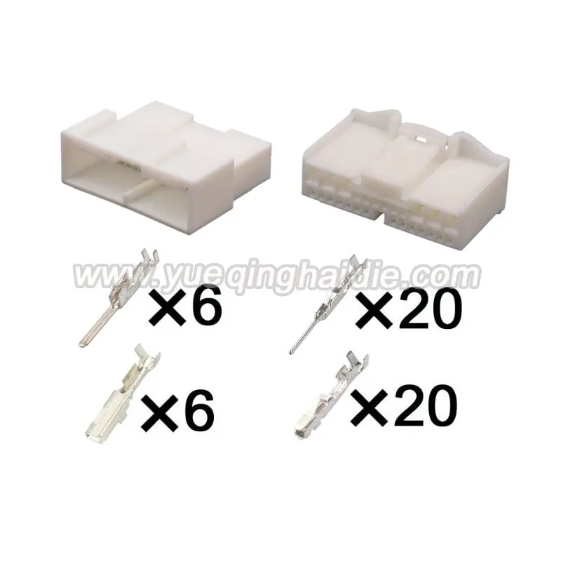 26 Pin 1376360-1/1376357-1 Electrica Automotic  Socket Wiring Harness  Connector Terminals Dummy Seals Socket  Plug