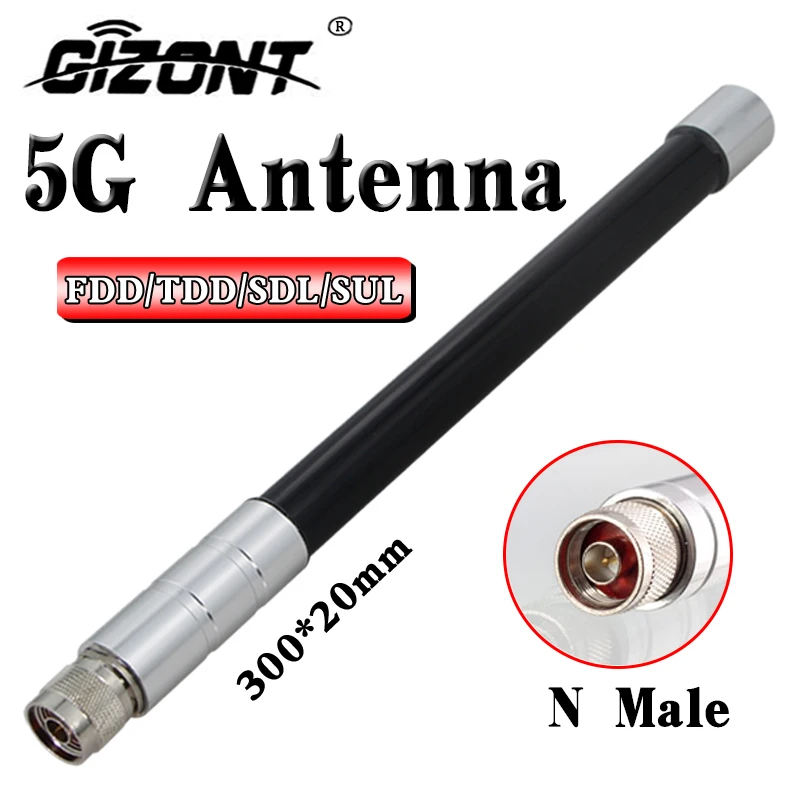 

5G high-power antenna omnidirectional high-gain waterproof glass fiber reinforced plastic FDD/TDD/SDL/SUL 2515-2675-3500-3600