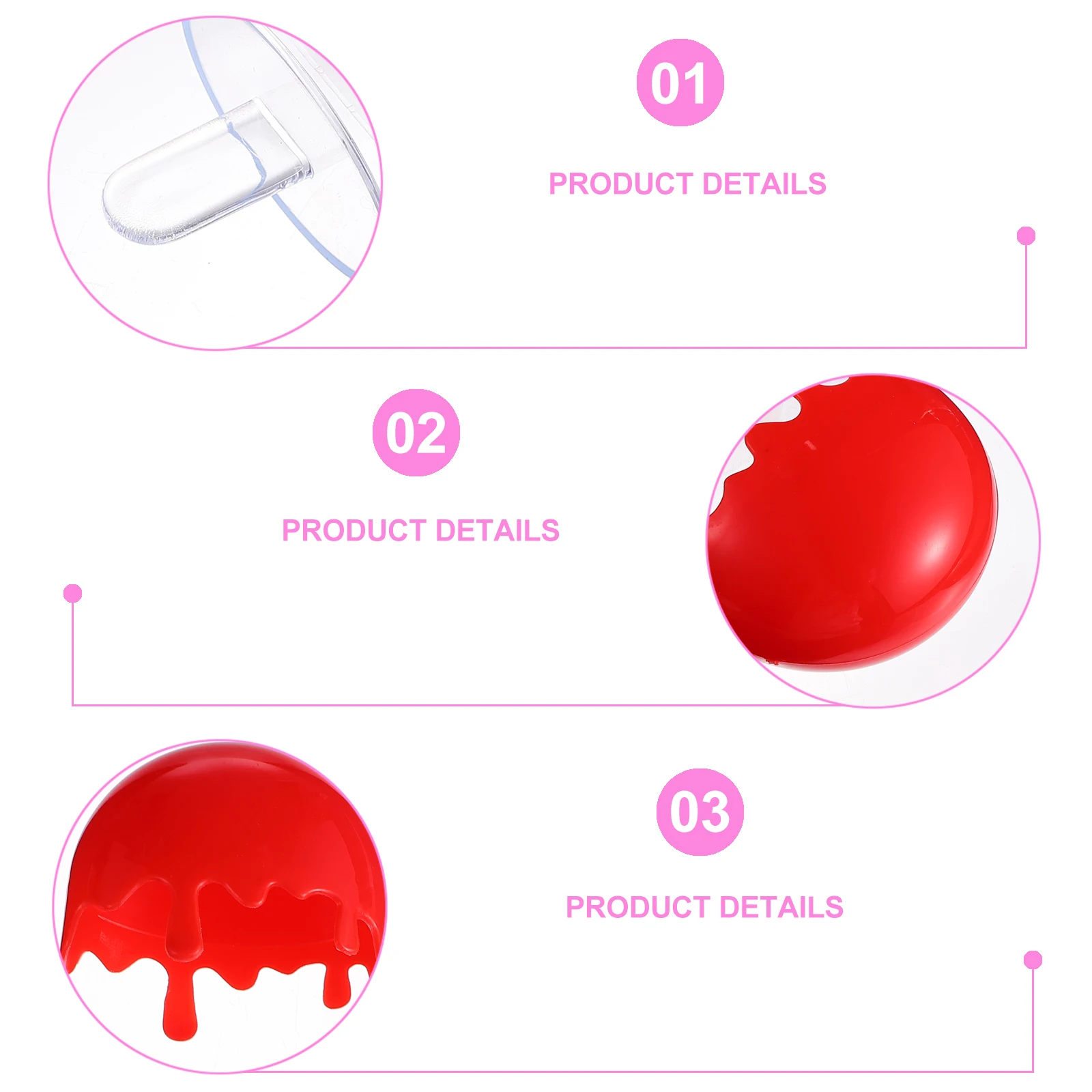 

10pcs Ice Cream Eyelash Box R om Color Case Storage Holder Plastic Lightweight Portable False Lashes lash case eyelash box
