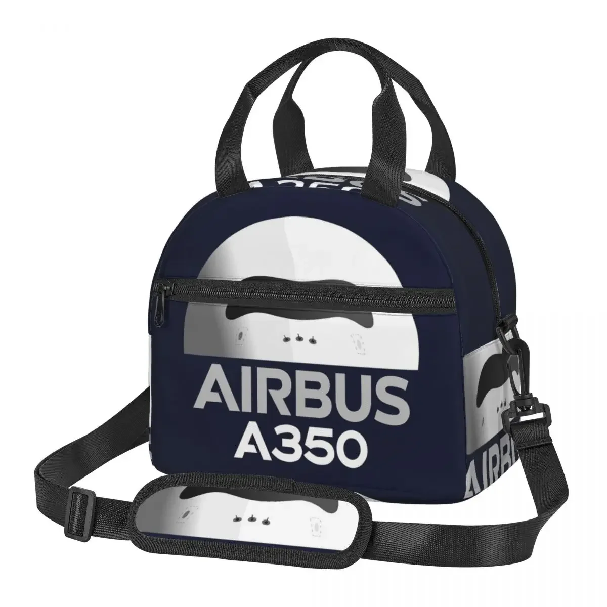 New Airbus Beluga A350 Insulated Lunch Bag for Women Children Leakproof Food Boxes Thermal Lunch Box Tote