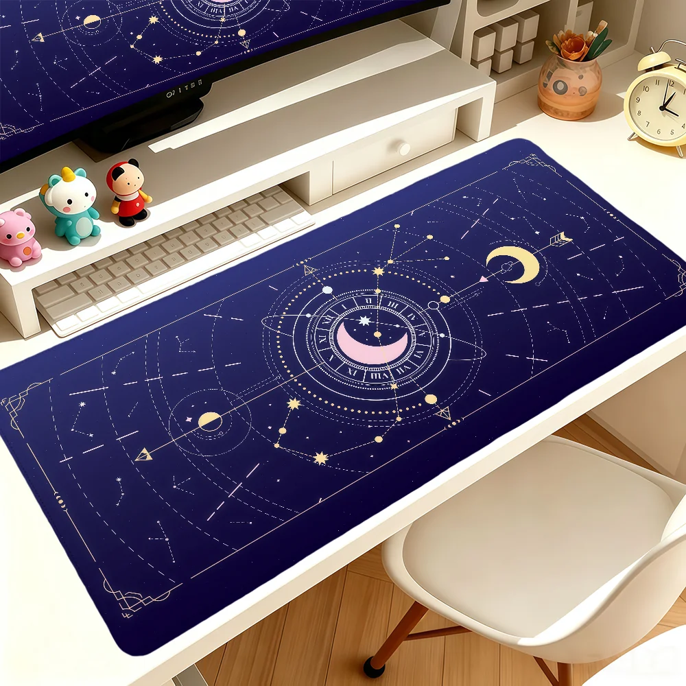 Mystery Constellations Tarot Card Mouse Pad Large Non-slip Lockedge Desktop Computer Desk Mat Keyboard Office Gamer Student