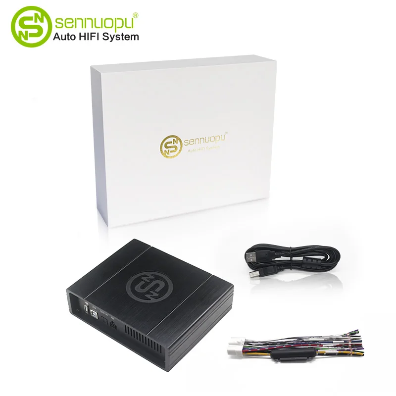 Sennuopu DS-M8 Car Audio 4 Ch Power Amplifier 8 Channel Dsp Processor Bluetooth Amp Equalizer Amplificador Automotivio Sound view 6