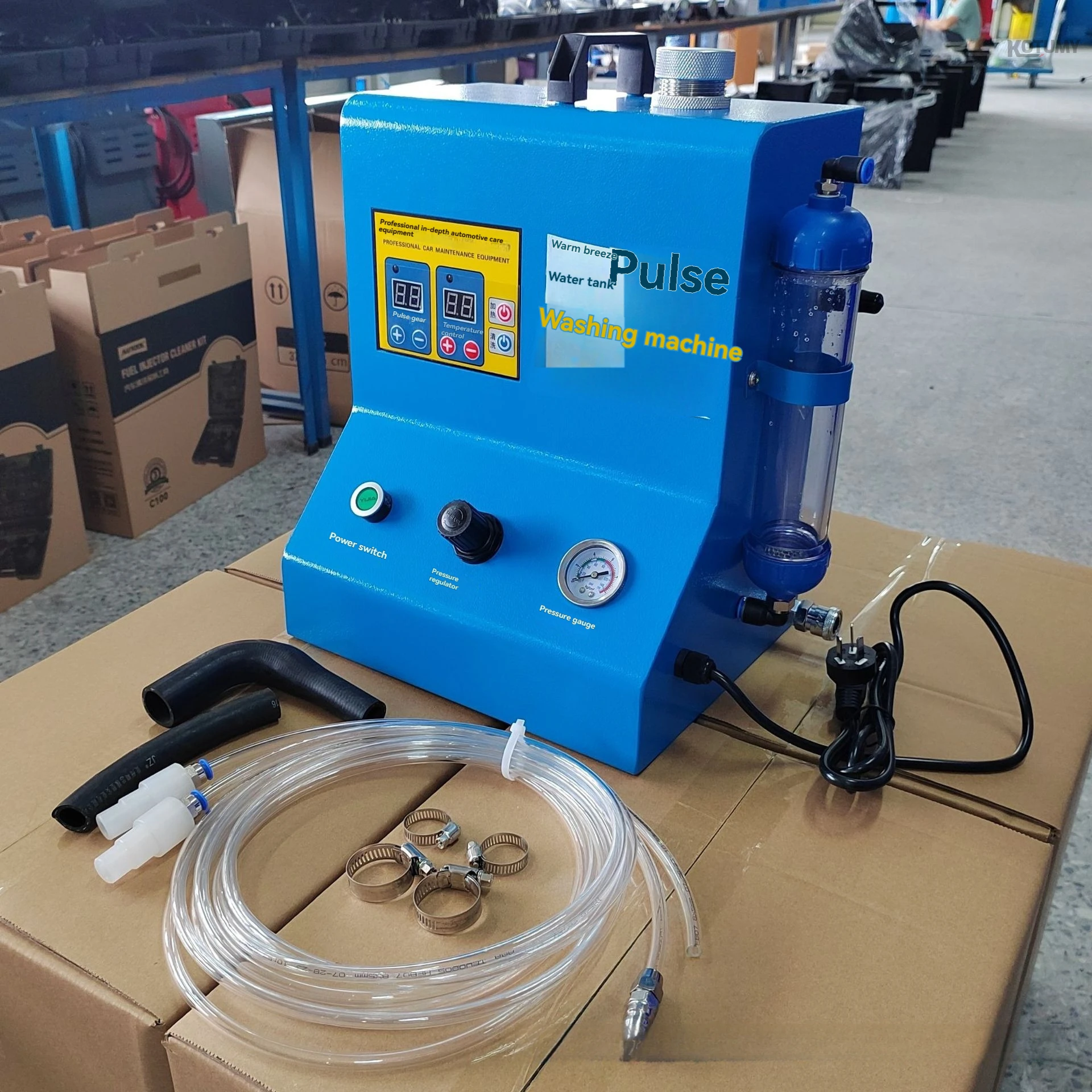 Automobile Warm Air Pulse Cycle Cleaning Machine Pulse Cleaning Warm Air Water Tank Cleaning Machine Efficient Repair