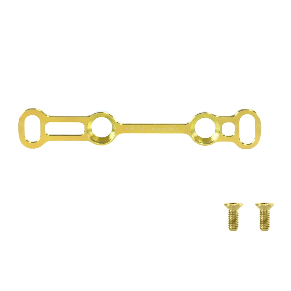 

Дисковый тормоз для шоссейного велосипеда 140/160, сверхлегкий сплав, с адаптером для крепления на креплениях тормозных суппортов, разработан для уверенного поворота и контроля.