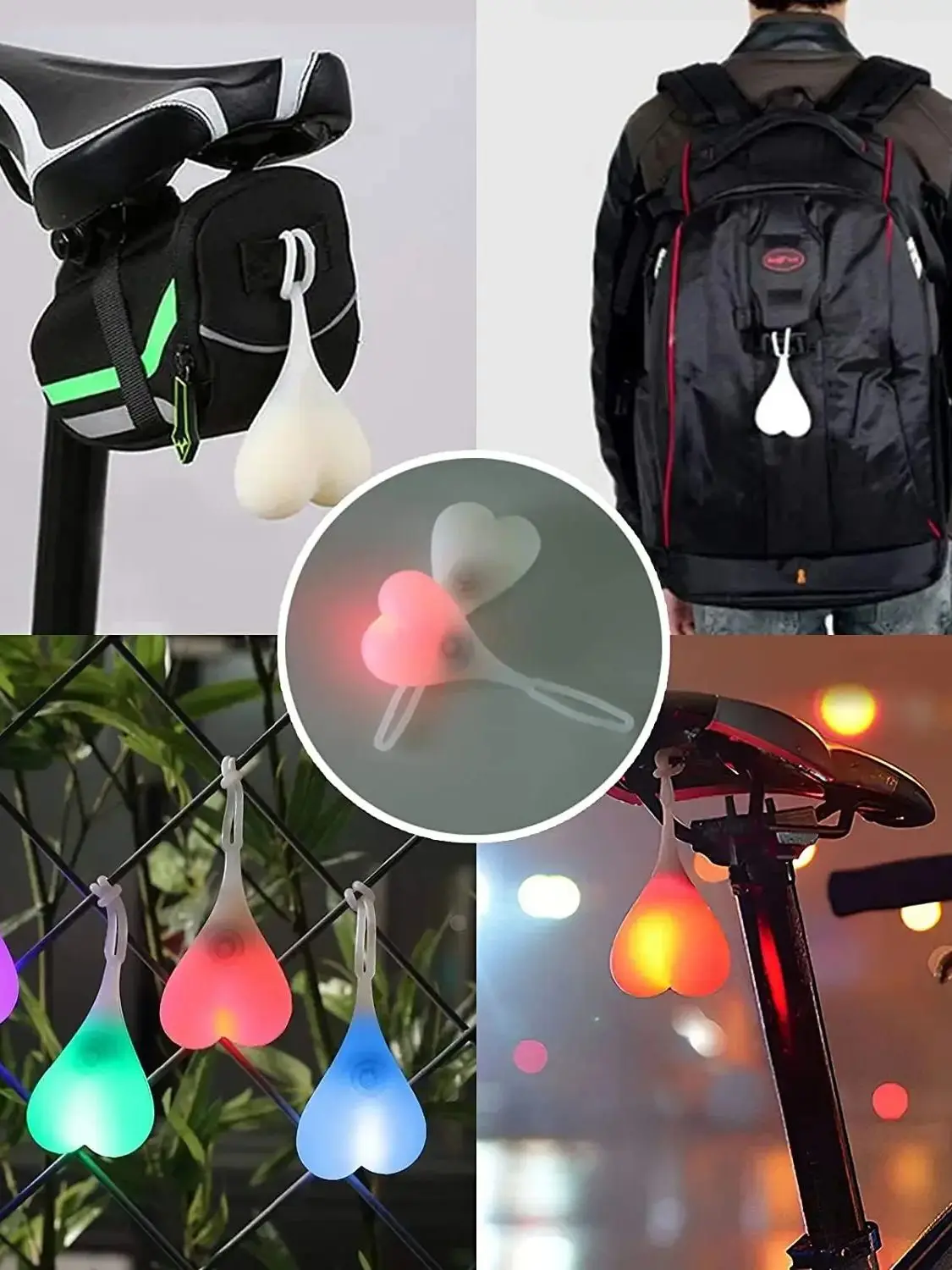 AliExpress Bicycle Egg Light Mountain Bike Night Riding Creative Tail Light Riding Equipment Bicycle