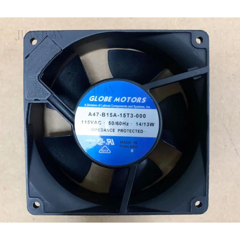 A+FOR  GLOBE MOTORS A47-B15A-15T3-000 cooling fan 12038 115V 14/13W
