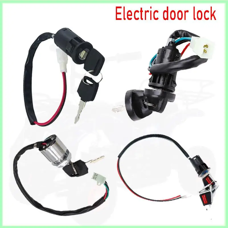 

Electric Door Lock Power Supply Electric Door Lock Key Switch Universal Accessorie For Citycoco Electric Scooter