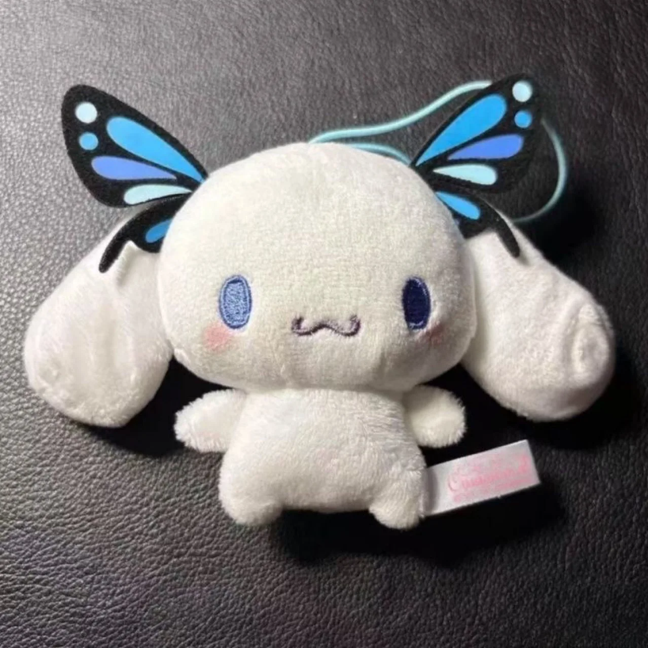 Sanrio Plush Cartoon Keychain Cinnamoroll Backpack Pendant Kuromi butterfly Cinnamoroll Bag Accessories Wings decoration Gift