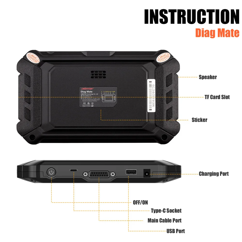 2026 OBDSTAR Diag Mate Intelligent Marine Diagnostic Equipment Code Reading, Code Clearing, Data Flow, Action Test US Version
