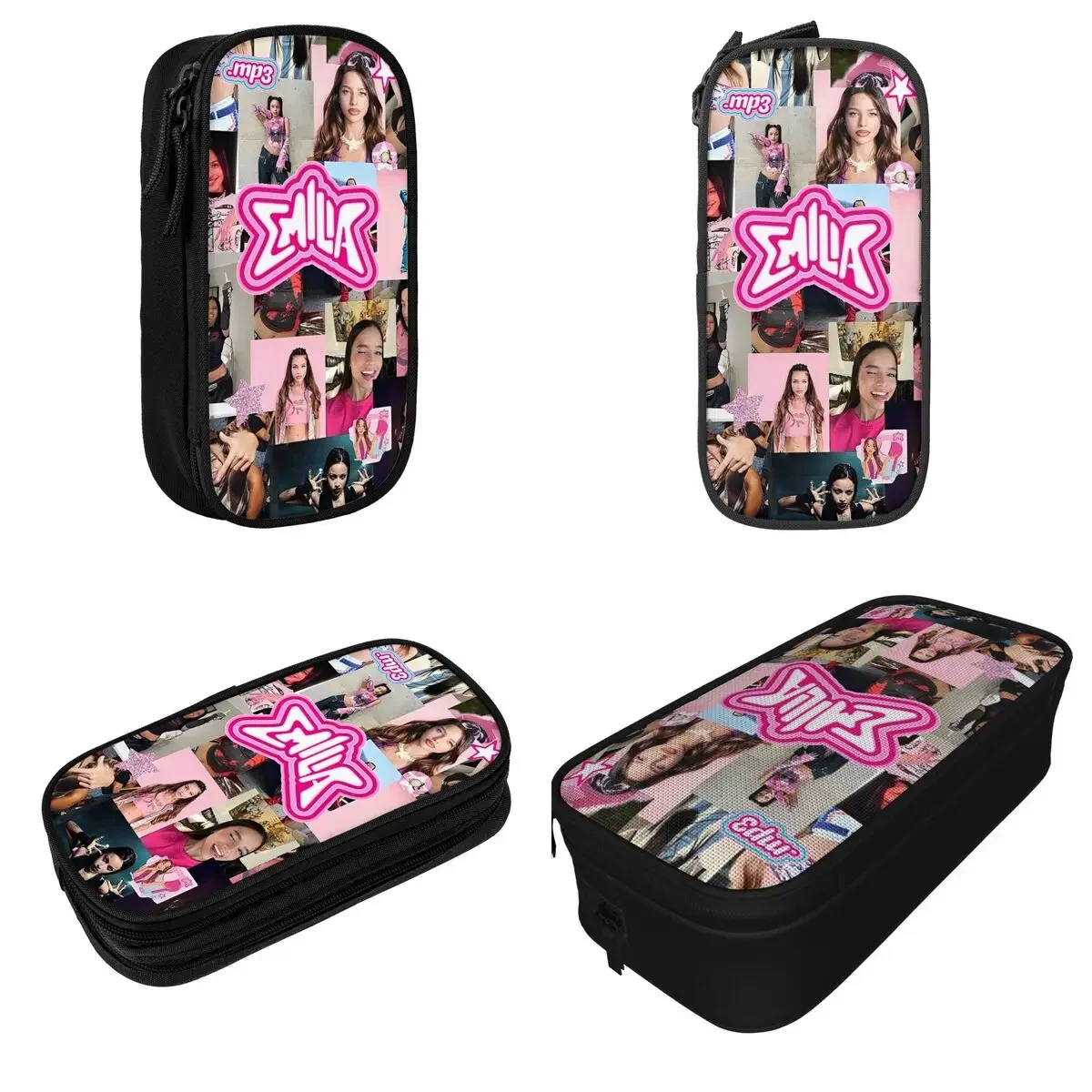 

Fashion Emilia Argentina Singer Pencil Case Pencilcases Pen for Student Big Capacity Bags Office Gifts Stationery