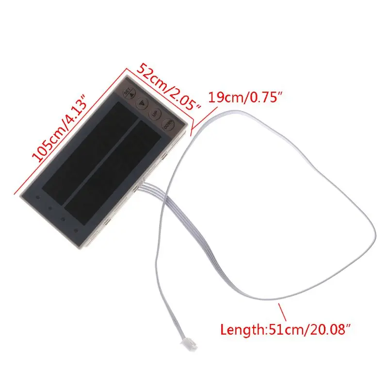 PLC Display & Transmission Parameters Display Board Simple Text 2 Rows D100 D114