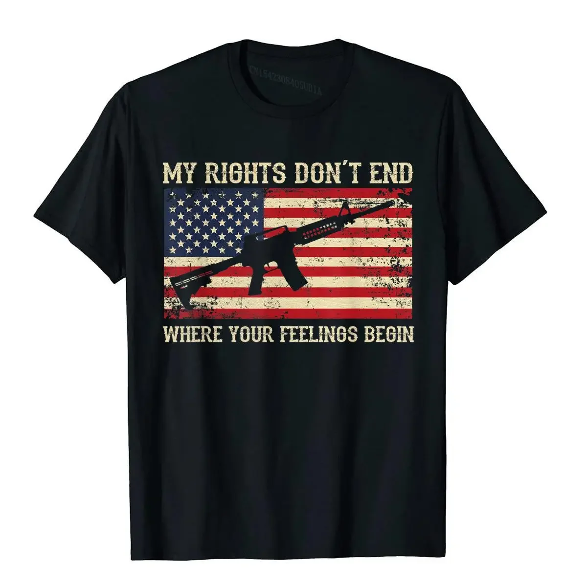 My Rights Don't End Where Your Feelings Begin T-Shirt Designer Personalized Tops Shirts Cotton T Shirts For Male Group