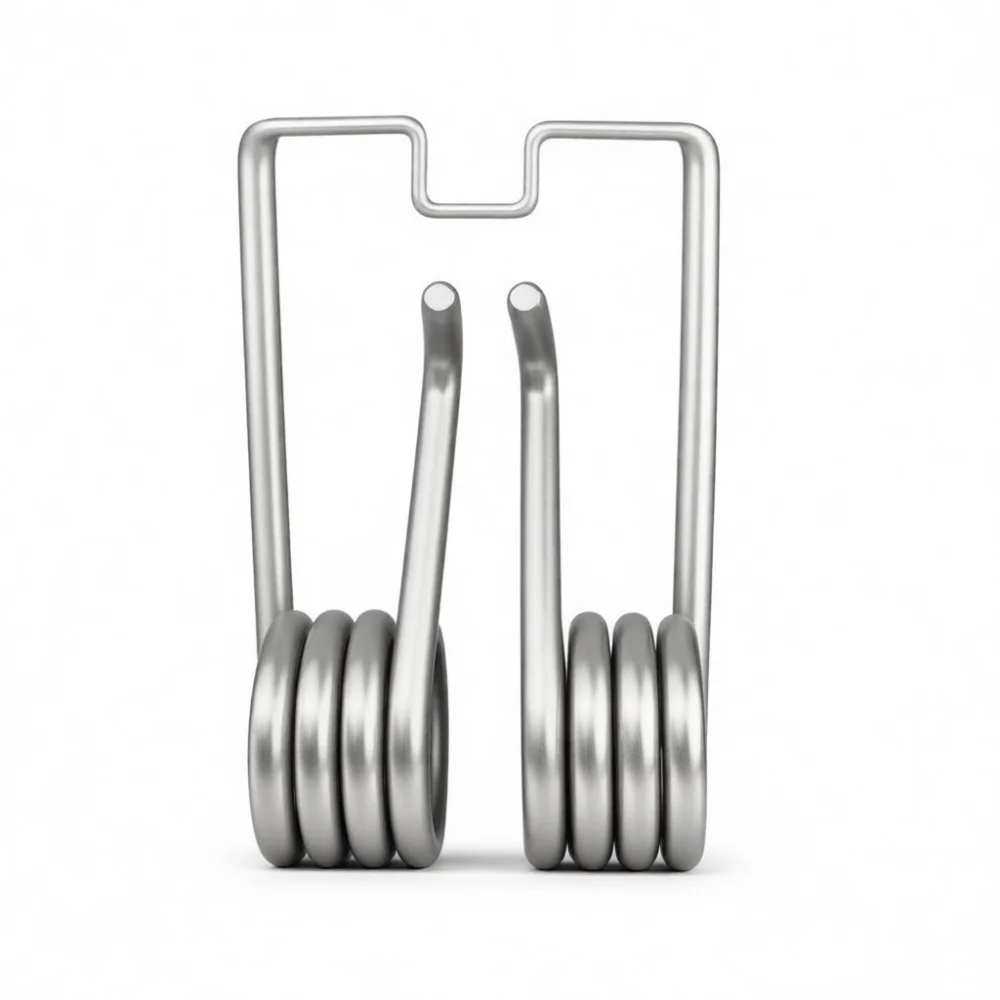 Reliable Stainless Steel Torsion Spring Machine Hardware Component Industrial Repair Parts Automation Equipment Elastic Power Sp
