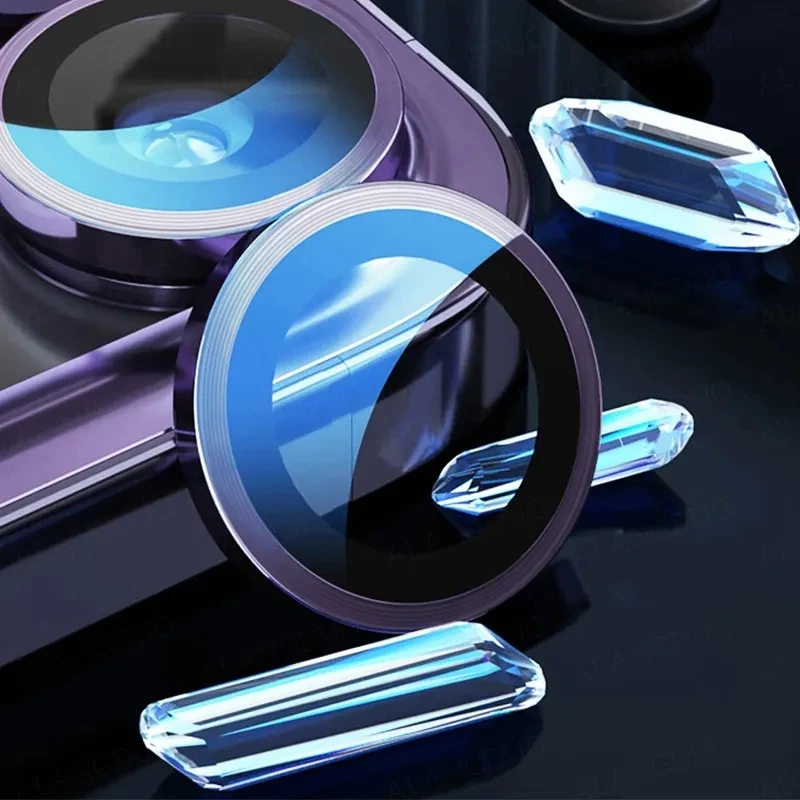 For iPhone 16 15 Pro Max Camera Protector Metal Lens Ring Glass For iPhone 14 15 Plus 15Pro Max 15 pro Lens Glass Cover image 6