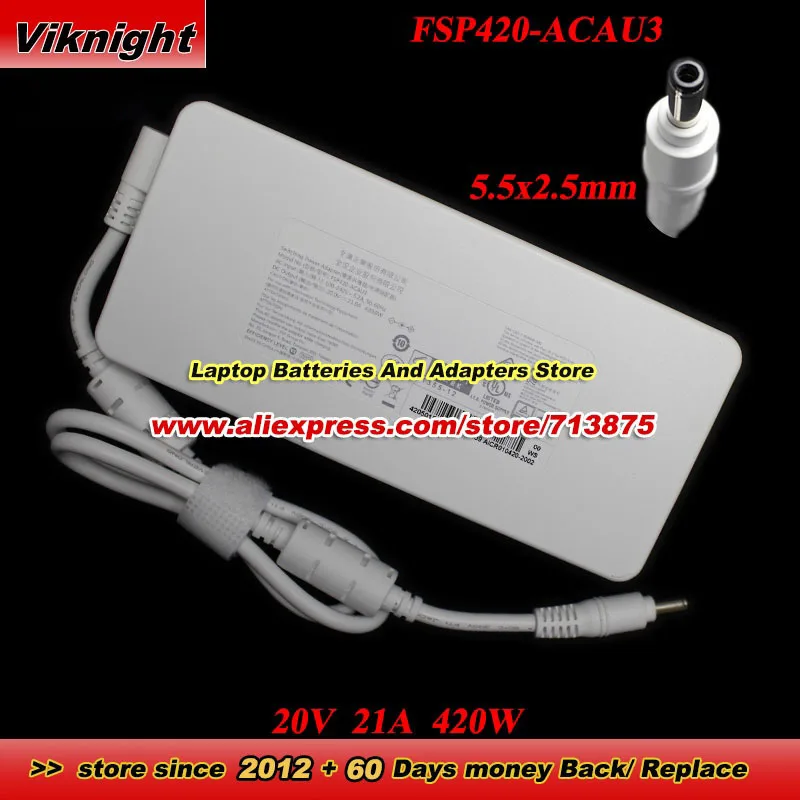 20V 21A 420W FSP420-ACAU3 AC Adapter 5.5x2.5mm for Glory 16 Jiaolong 16K Unparalleled X Gaming Laptop