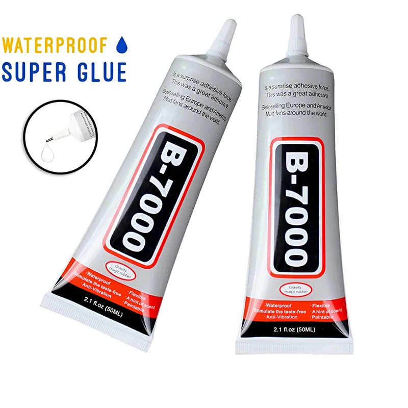 

B-7000 15-110ML Transparent Phone Screen Repair Glue T7000 B7000 Universal Glass Plastic DIY Adhesive With Precision Applicator