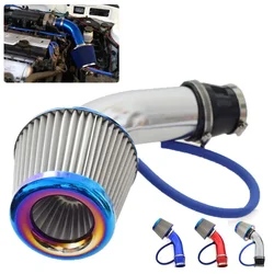 Sistema de admisión de aire frío para coche, Kit de tubo de inducción Turbo con cono de filtro de aire, rendimiento de alto flujo, carreras, 3 