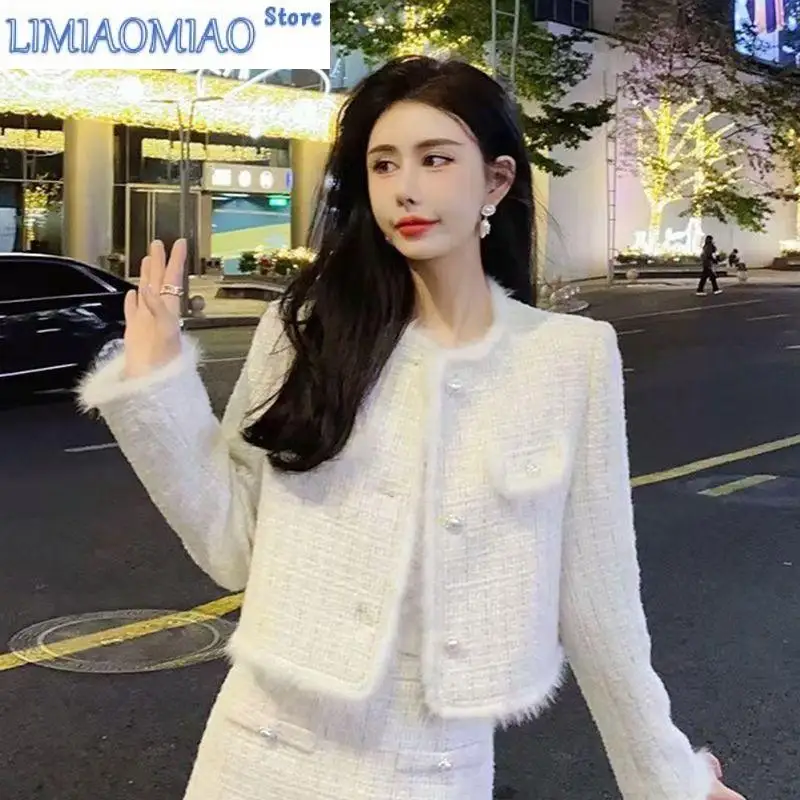 Suit Skirt Women's Spring And Autumn Explosions Short High-Quality Temperament Celebrity Fashion Two-Piece Suit