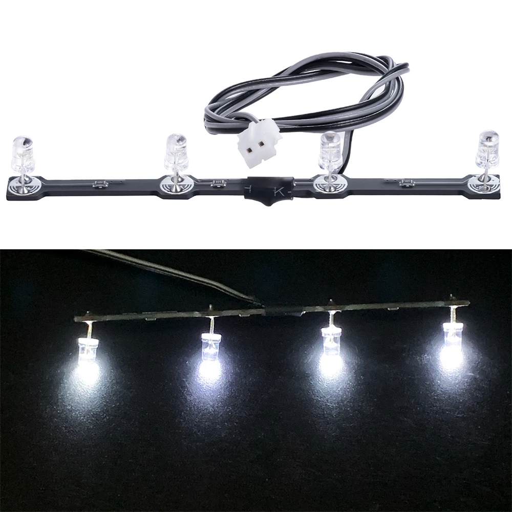 TRINOOD LED Roof Spotlight PCB Light Board 5V for 1/14 Tamiya Actros 3363 56348 6×4 RC Truck Tractor Decoration Parts