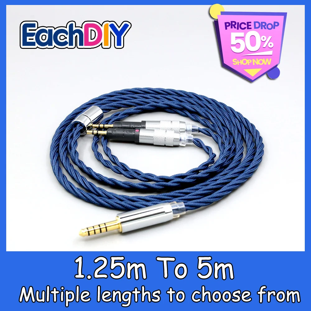 

99% чистый серебряный Восьмиядерный Графеновый сплав с полным рукавом кабель для наушников для аудио-техники детской гарнитуры LN008598