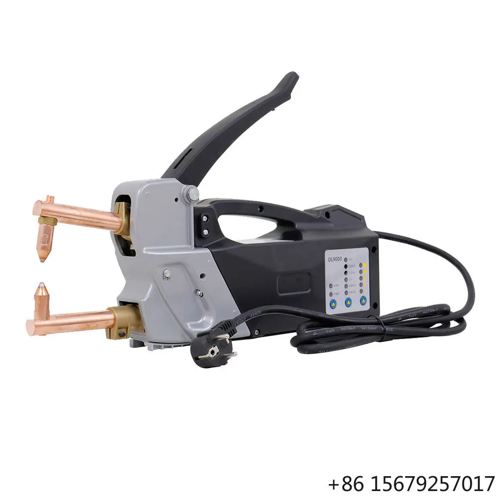 Handheld Auto Car Body Repair Double Side Spot Welding Machine Mini Spot Welder Metal 220V OL9000 Model 2+2mm Thickness