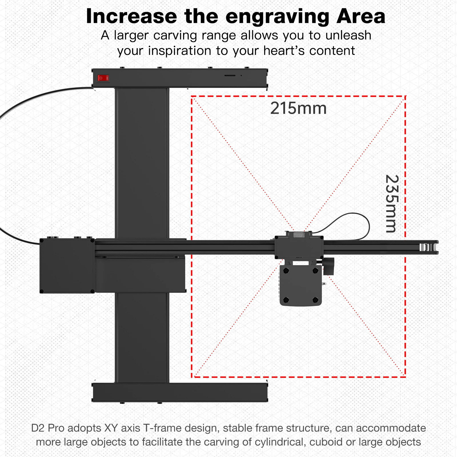 Imagem -06 - Daja Dj7 Gravador a Laser Portátil Faça Você Mesmo Máquina de Gravura para Metal Pintado Couro Madeira Vidro Plástico Cnc Cortador a Laser e Rolo