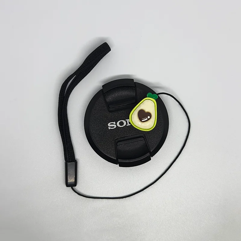 Cute Cartoon Camera Lens Cap Anti-lost Rope Keeper Strap For Canon R50 Sony ZV-E10 Fuji XT50 XT5 XT4 Nikon Z30 Z9 Z8 Accessories