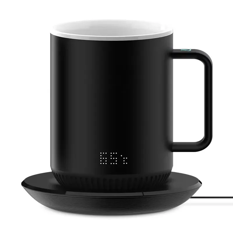 Smart Temperature Control Mug Wireless Heating Coffee Cup 4 Hours Battery Life Custom Logo Smart Beverage Warmer for Office