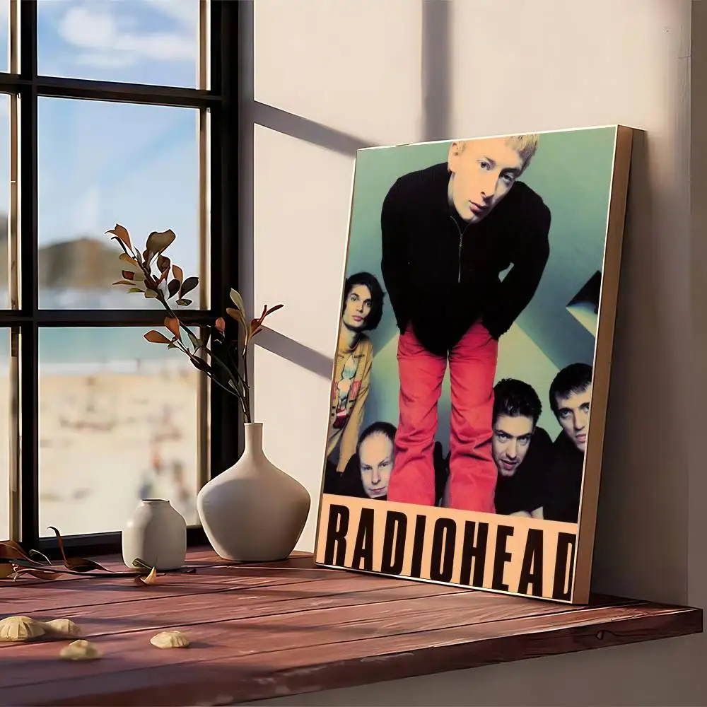 Vintage Rock Band Characters Radiohead Poster Paper Print Art Painting Decoration Posters Living Room Quality Canvas Vintage S