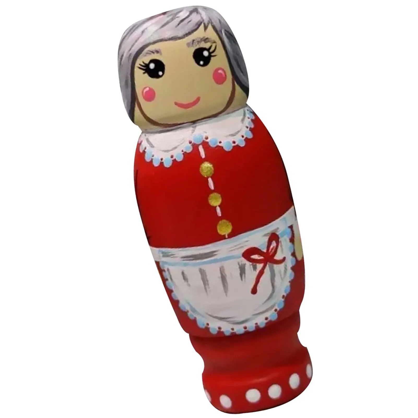 Colgante de Papá Noel de Navidad, estatua de madera de estilo divertido para decoración de fiesta temática de Navidad