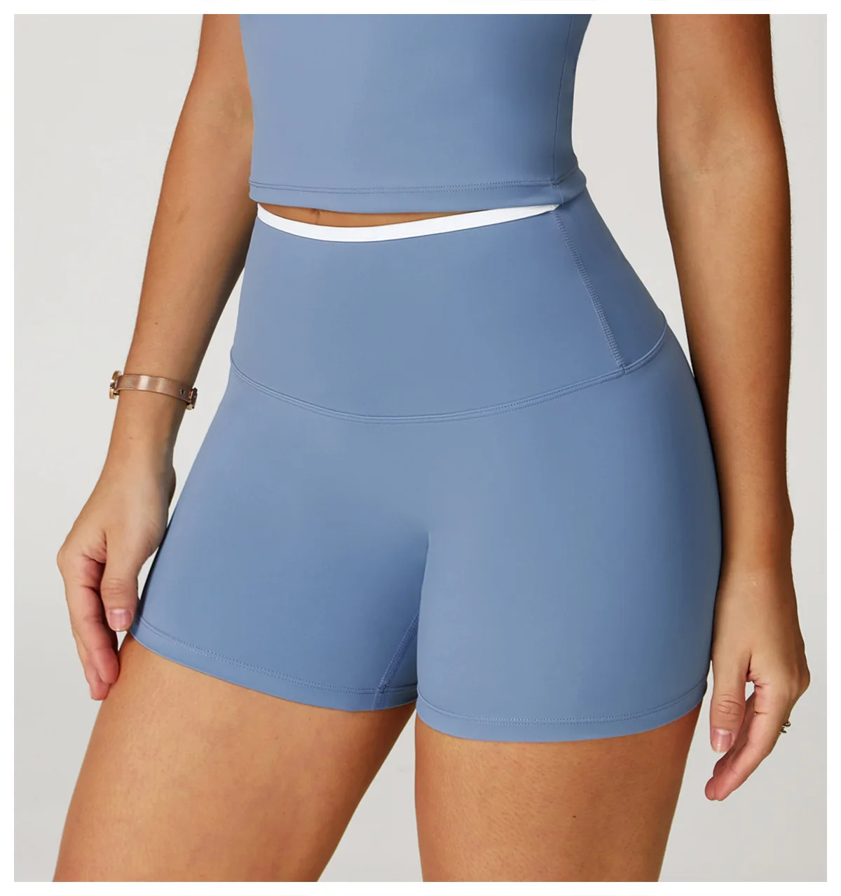 

Yoga Shorts Women High Waist Workout Short Lift Butt Fitness Short Ladies Yoga Gym Running Quick Drying Naked feeling Short Pant