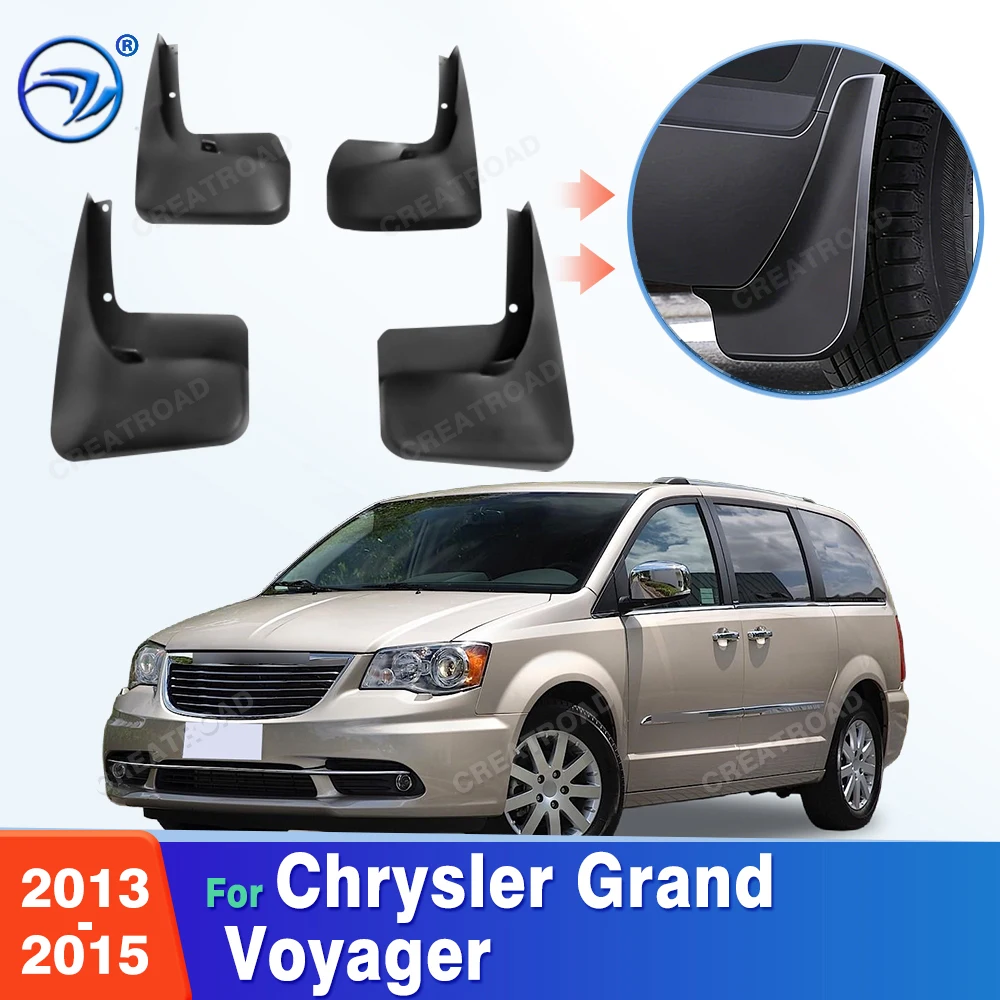 For Chrysler Grand Voyager 2013 2014 2015 Fender Mudflaps Splash Guards Mudguards Mud Flaps Car Accessories