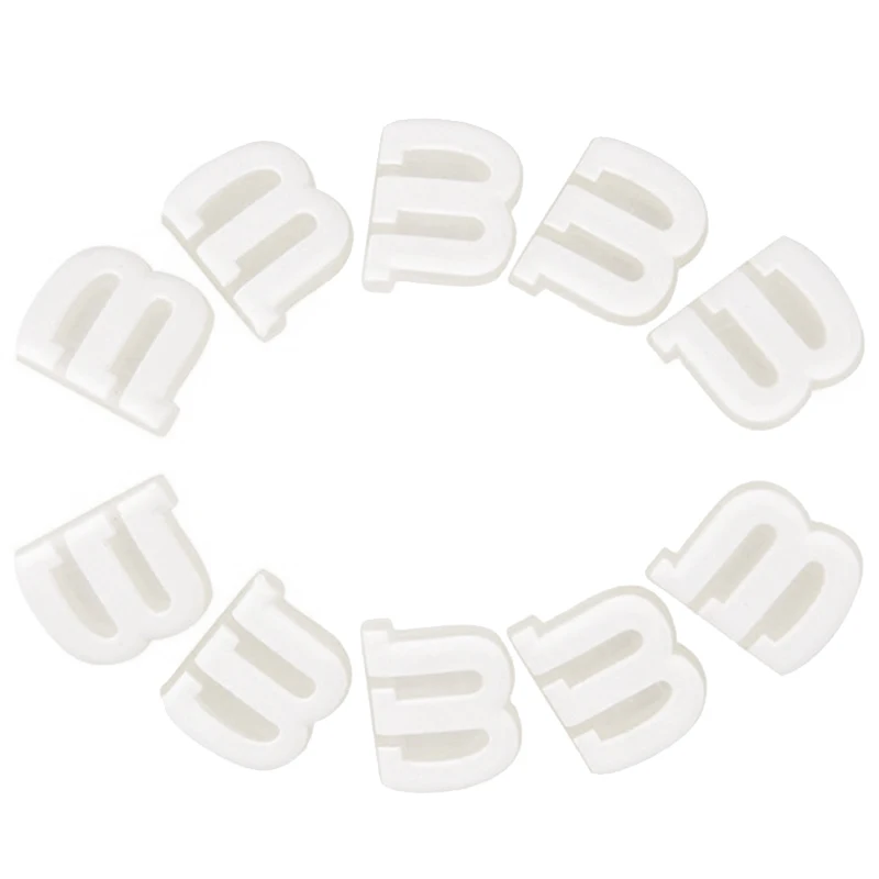 10Pcs/Lot Silicone Tennis Racket Vibration Dampeners,Tennis Racquet Shock Absorber to Reduce Vibration-White