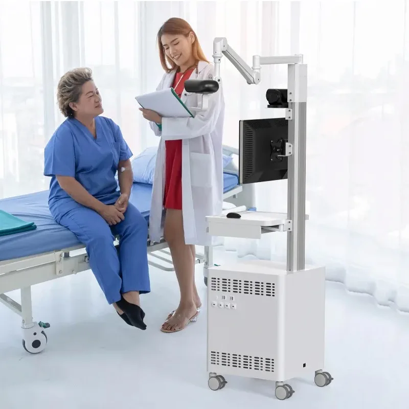 

Introducing The Likaymo Dental Oral Scanning Cart, a Modern and Versatile Mobile Workstation Cart Designed for Various Medical S