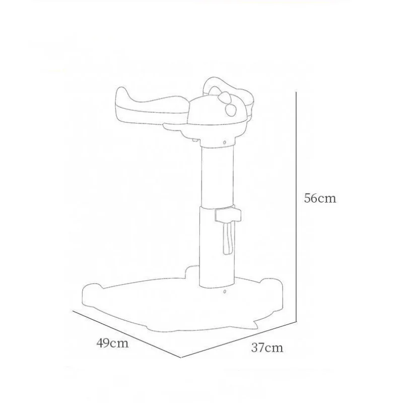 Baby standing bath for 6-24 months with adjustable height stand baby washing butt armrest stand baby standing bath table