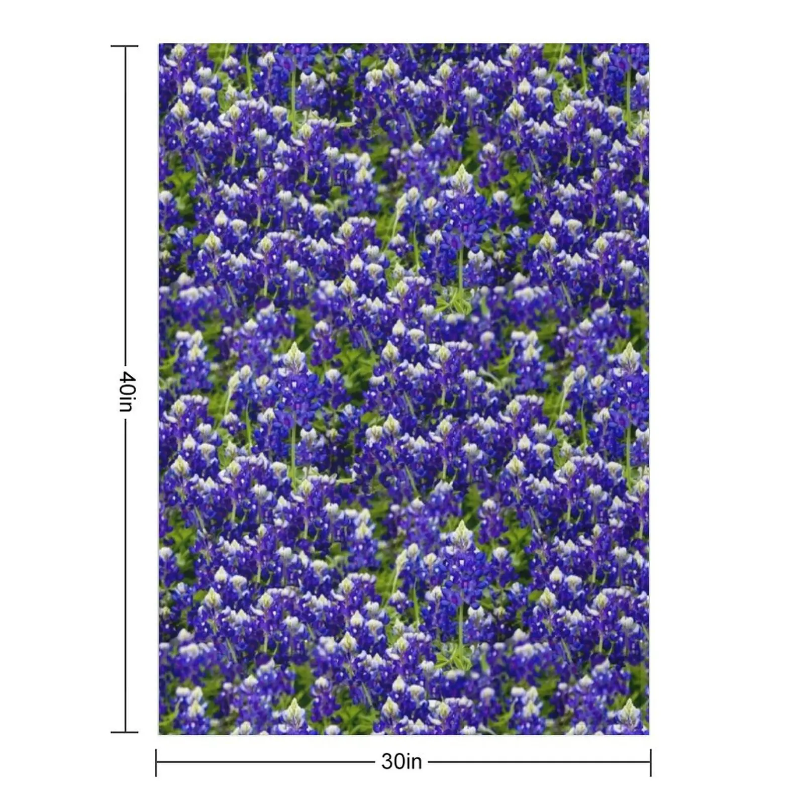 Texas Bluebonnets Throw Blanket halloween Decorative Beds Sleeping Bag Shaggy Blankets