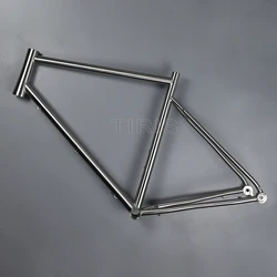 TIRIS-CR3 Titanium Gravel Bike Frame, Cyclocross Frame, Road Endurance, Bicycle Framework, Race Cycling Frameset 700C, 29 Custom