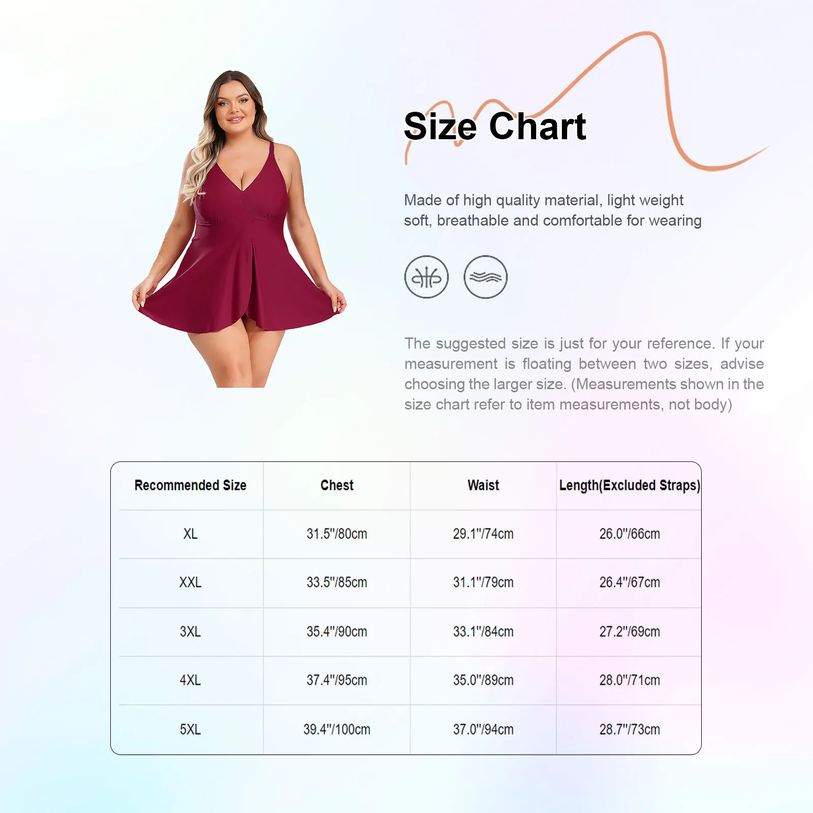 One Piece Floral Swimwear Swim Suit Women Sleeveless V-Neck Tummy Control Swimdress Zip Front Tropical Plant Bathing Suit