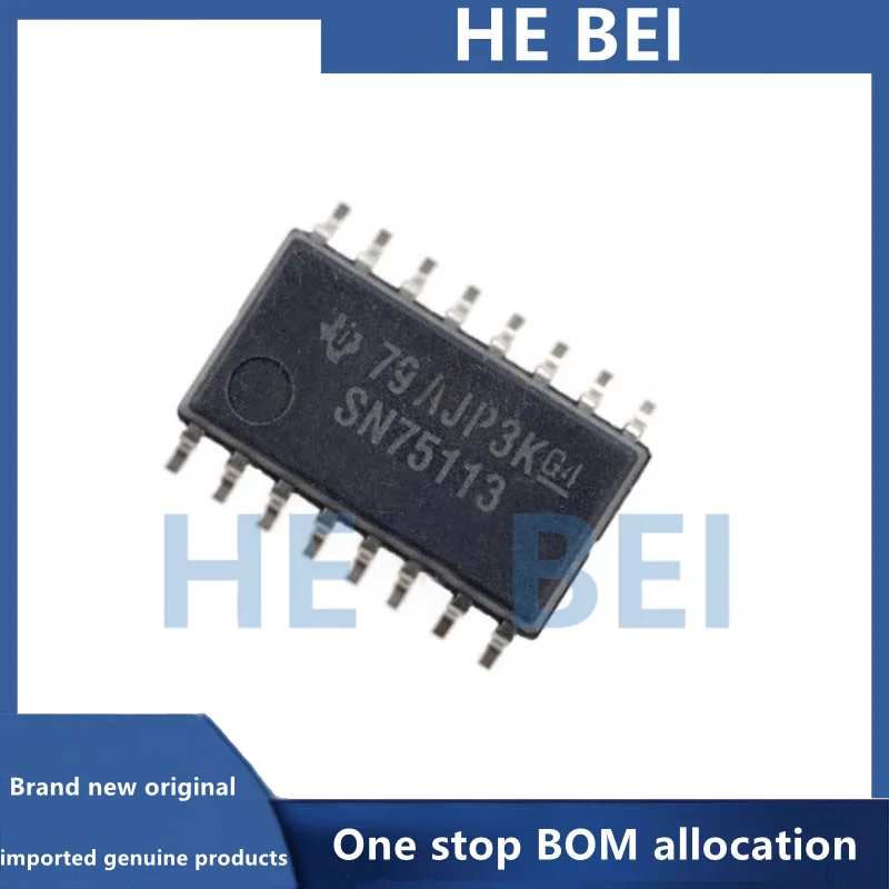 SN75113NSR silk screen SN75113 SOP16 packaged voltage regulator, brand new imported genuine product available for purchase