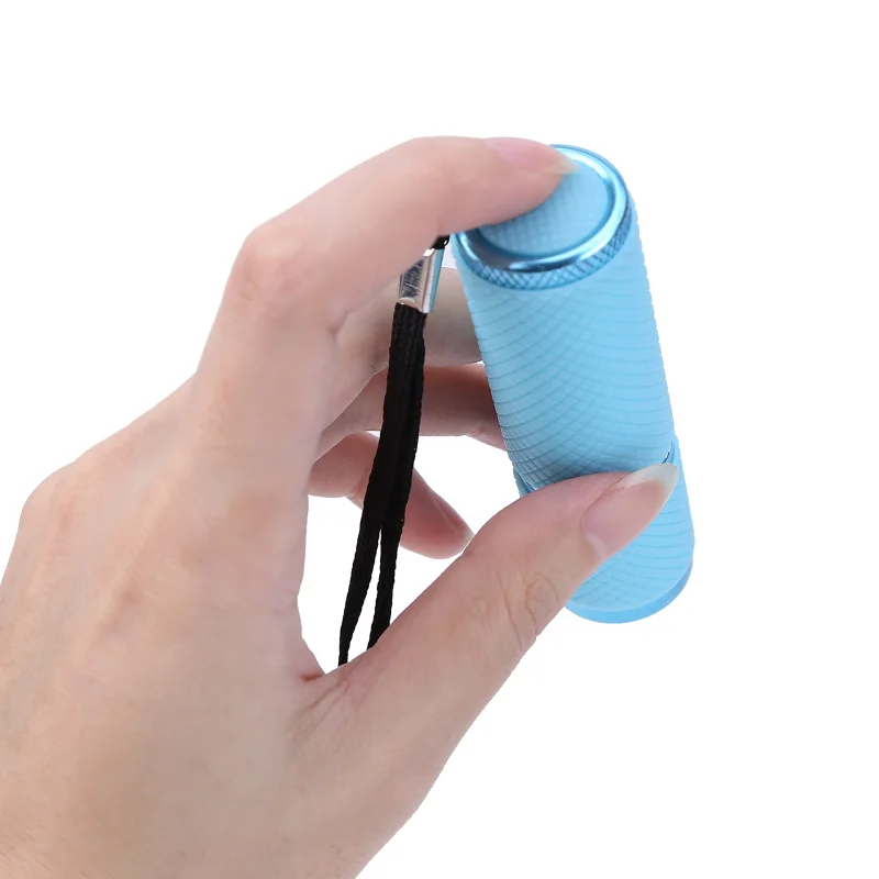 Mini Torch 9 LED Flashlight Battery Powered Ultra-bright Small Night Lamp for Hiking Fishing Ultralight Outdoor Camping Light