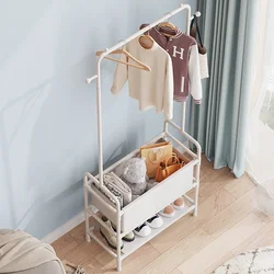 Eenvoudig Opbergrek Vloerhanger Voor Broek Huis Slaapkamer Jas Hanger Balkon Verwijderbare Schoenenrek Efficiënte Organizer