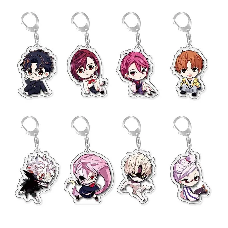 Momose Momo Ken Takakura Animation Derivatives Acrylic Keychain Cartoon Creative Kawaii Exquisite Brithday Gift for Best Friend