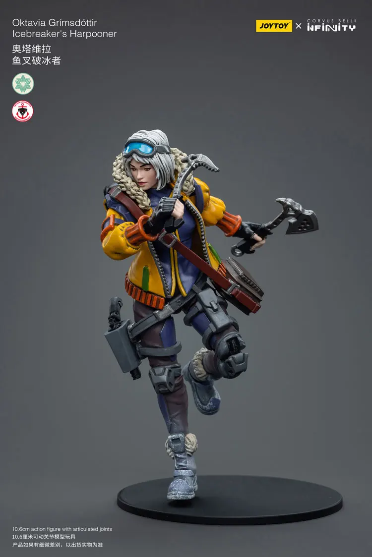 

JOYTOY Infinity Oktavia Grimsdottir Lcebreaker's Harpooner Action Figures Original Doll Model Decoration Gift Collection