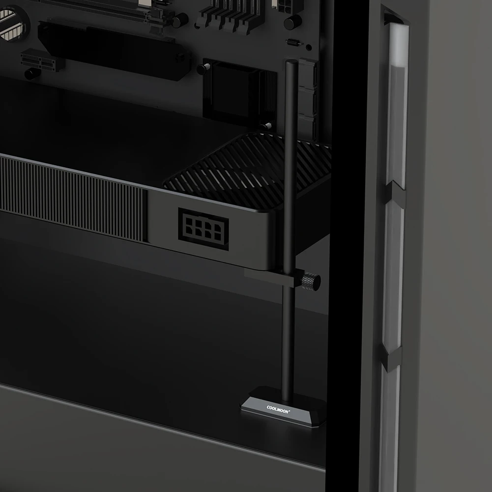 

Комплект аксессуаров для ПК с горизонтальным держателем графического процессора Комплект аксессуаров для видеокарты ПК Разъем для видеокарты для ATX M-ATX для ITX