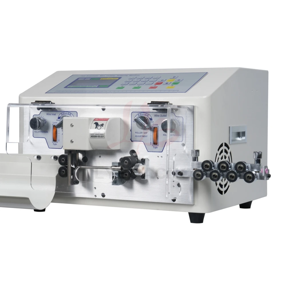 SWT-608-SDN SDS 4 колеса Автоматический короткий станок для зачистки проводов 0,1-6 мм2 Инструмент для зачистки проводов с сенсорным экраном 220 В