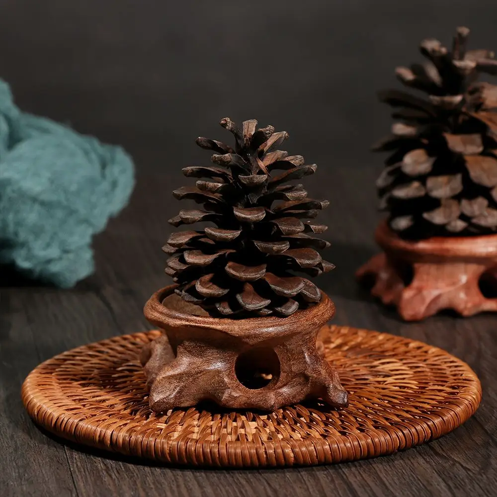 Miniature Acid Branch Wood Sphere Stone Decor Display Stand Home Decoration Crystal Ball Holder Branch Base