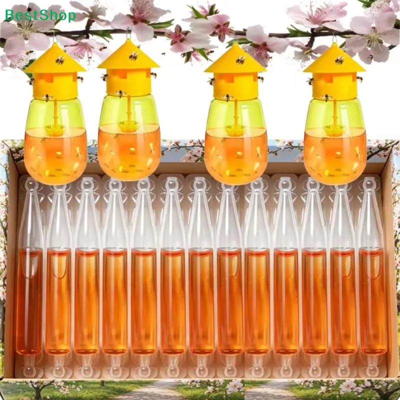 〔P〕Liquid Fruit Fly Killer Fly Trap Drosophila Attractant Wasp Bait Anti Fly Fruit Killer Catcher Orchard Insect Trap