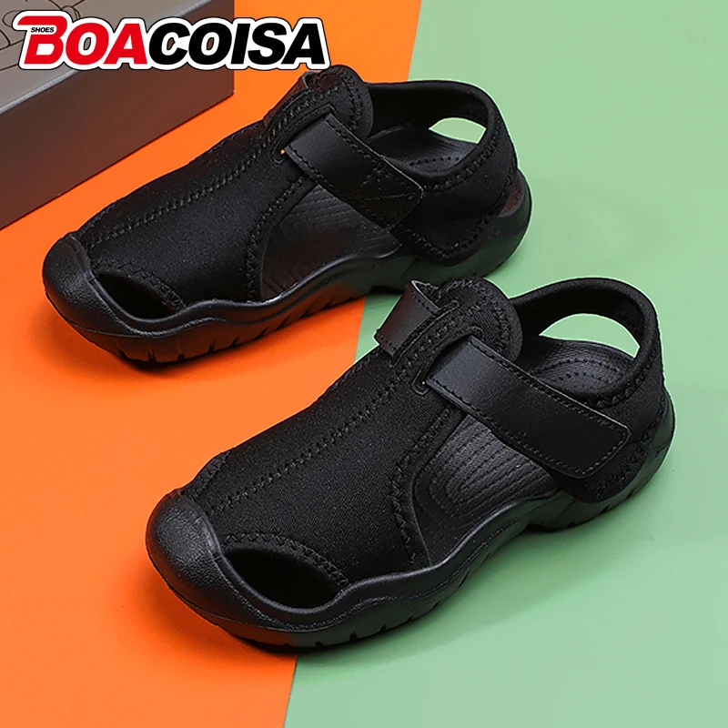 

Baby Girls Sandals Children Fashion Shoes for Girls Outdoor Non-Slip Beach Shoe Cool Barefoot Sandalies Kids Walking Breathable